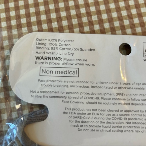 4 pack of Reusable adult size face masks. 12 MASKS. NEW. Camouflage. Dots. Solid - Picture 7 of 8